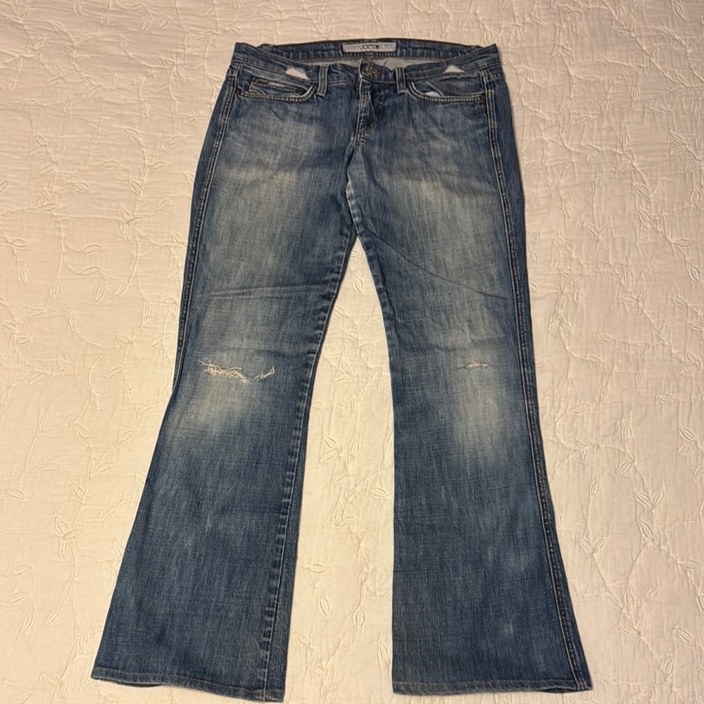 Joe's Jeans Blue Flare Wide Leg Denim